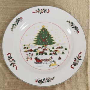 Panstone Christmas Salad Plate 7.5"